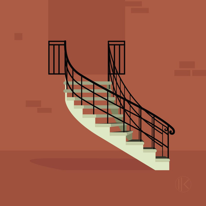 Ikon - Escaliers de Montréal 01